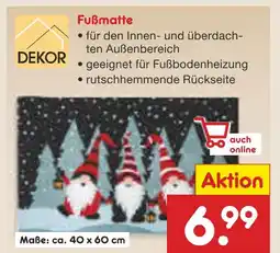 Netto Marken-Discount Dekor fußmatte Angebot