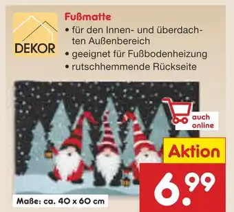 Netto Marken-Discount Dekor fußmatte Angebot