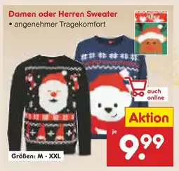 Netto Marken-Discount Damen oder herren sweater Angebot