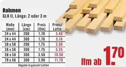 B1 Discount Baumarkt Rahmen Angebot