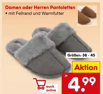 Netto Marken-Discount Damen pantoletten Angebot