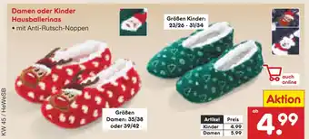 Netto Marken-Discount Damen hausballerinas Angebot