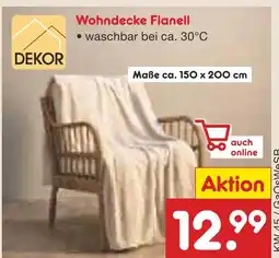 Netto Marken-Discount Dekor wohndecke flanell Angebot