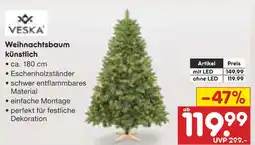 Netto Marken-Discount Veska weihnachtsbaum künstlich mit led Angebot