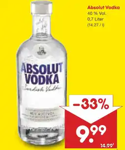 Netto Marken-Discount Absolut vodka Angebot