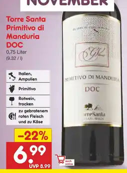 Netto Marken-Discount Torre santa primitivo di manduria doc Angebot