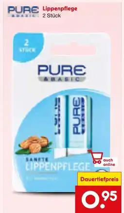 Netto Marken-Discount Pure basic lippenpflege Angebot