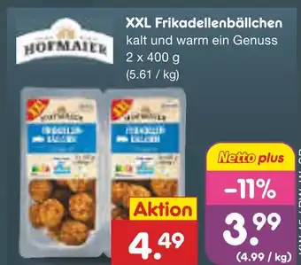 Netto Marken-Discount Hofmaier xxl frikadellenbällchen Angebot