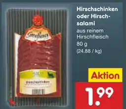 Netto Marken-Discount Hirschschinken Angebot