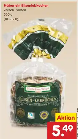 Netto Marken-Discount Häberlein elisenlebkuchen Angebot