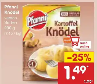 Netto Marken-Discount Pfanni knödel Angebot