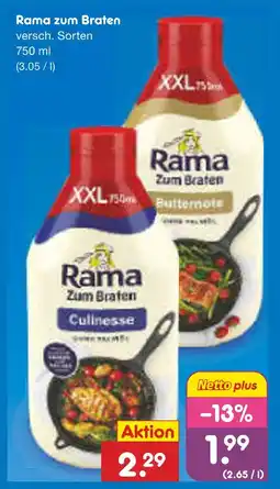 Netto Marken-Discount Rama rama zum braten culinasse Angebot