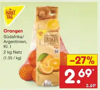 Netto Marken-Discount Orangen Angebot