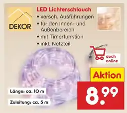 Netto Marken-Discount Dekor led lichterschlauch Angebot