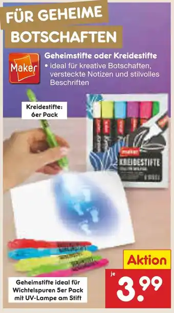 Netto Marken-Discount Maker geheimstifte Angebot