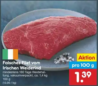 Netto Marken-Discount Falsches filet vom irischen weiderind Angebot