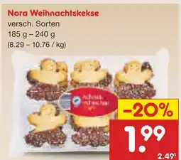 Netto Marken-Discount Nora weihnachtskekse Angebot