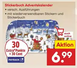 Netto Marken-Discount Stickerbuch adventskalender Angebot