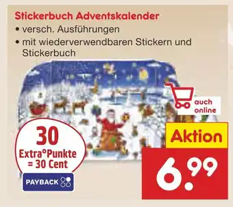 Netto Marken-Discount Stickerbuch adventskalender Angebot