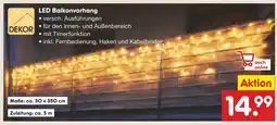 Netto Marken-Discount Dekor led balkonvorhang Angebot