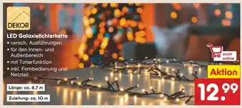 Netto Marken-Discount Dekor led galaxielichterkette Angebot