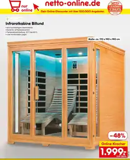 Netto Marken-Discount Artsauna infrarotkabine billund Angebot