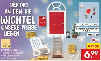 Netto Marken-Discount Dekor led wichteltür Angebot