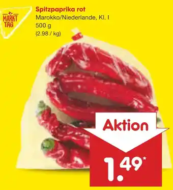 Netto Marken-Discount Markttag spitzpaprika rot Angebot