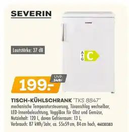Möbel Kraft Severin tisch-kühlschrank tks 8847 Angebot