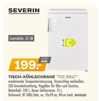 Möbel Kraft Severin tisch-kühlschrank tks 8847 Angebot