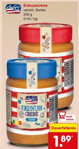 Netto Marken-Discount American style erdnusscreme Angebot