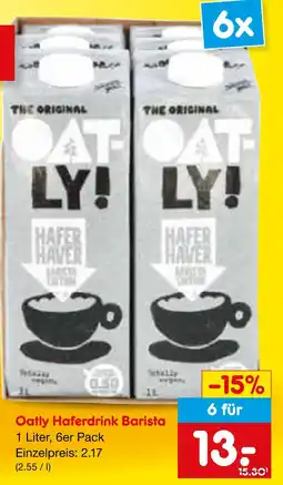 Netto Marken-Discount Oatly haferdrink barista Angebot