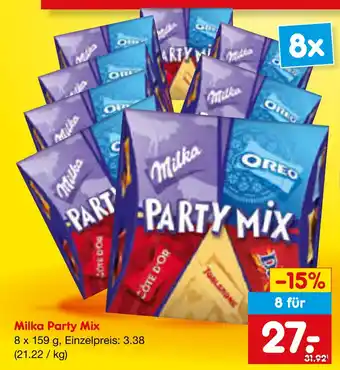 Netto Marken-Discount Milka party mix Angebot