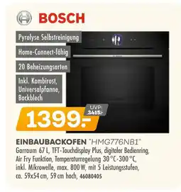 Möbel Kraft Bosch einbaubackofen hmg776nb1 Angebot