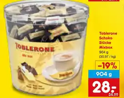 Netto Marken-Discount Toblerone schoko stücke mixbox Angebot
