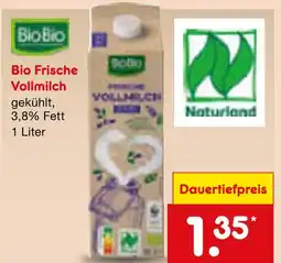 Netto Marken-Discount Biobio bio frische vollmilch Angebot