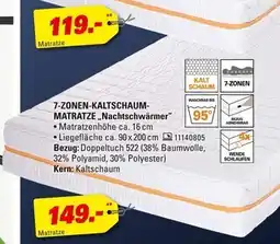 Höffner 7-zonen-kaltschaum-matratze nachtschwärmer Angebot