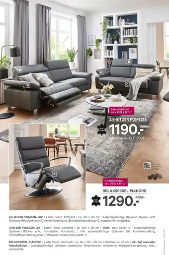 Kabs Polsterwelt 2,5-sitzer pomezia xiv Angebot