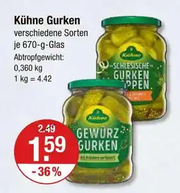 V Markt Kühne schlesische gurkenhappen Angebot