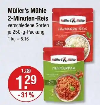 V Markt Müller’s mühle langkorn-reis Angebot