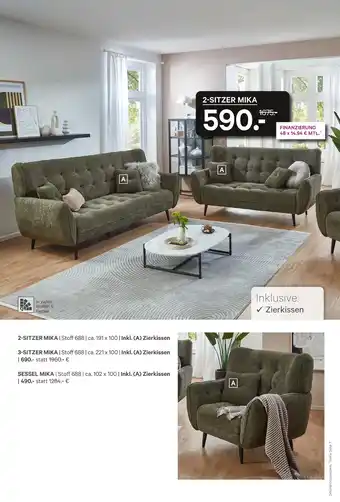 Kabs Polsterwelt 2-sitzer mika Angebot