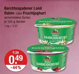 V Markt Berchtesgadener land rahmjoghurt Angebot