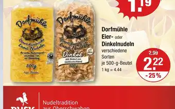 V Markt Dorfmühle eiernudeln Angebot