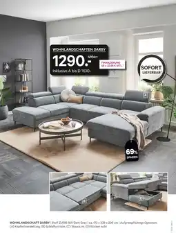 Kabs Polsterwelt Wohnlandschaften darby Angebot