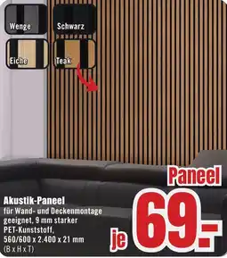 B1 Discount Baumarkt Akustik-Paneel Angebot