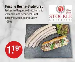 V Markt Stöckle metzgerei frische bosna-bratwurst Angebot
