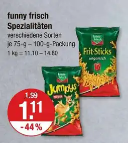 V Markt Funny frisch frit-sticks ungarisch Angebot