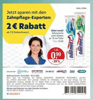 V Markt Odol-med3 odol-med3 Angebot