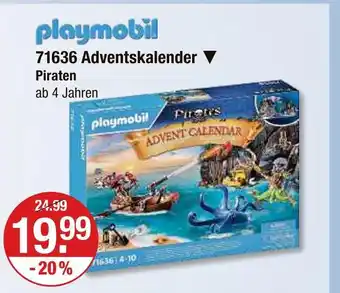 V Markt Playmobil 71636 adventskalender Angebot