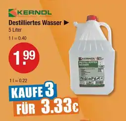 V Markt Kernol destilliertes wasser Angebot